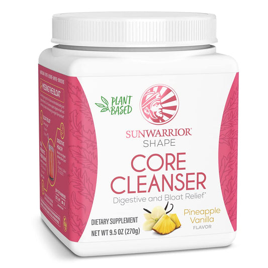 Sunwarrior Prebiotic Fiber powder package front for easy daily digestion.