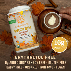 Sunwarrior pumpkin spice protein prepared shake ready to drink