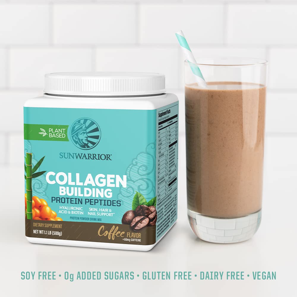 Sunwarrior coffee spoon ready for quick on-the-go collagen mixes