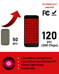 Suokeay red light therapy belt back view with adjustable strap for versatile coverage