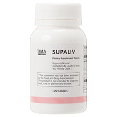 SUPALIV bottle front view showing compact liver-support tablets.