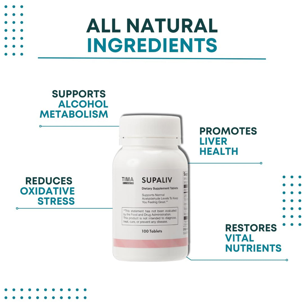 SUPALIV label ingredients list B vitamins and CoQ10.