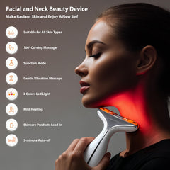 SUPDESIR Aurora massager close-up shows suction mode for enhanced skincare absorption