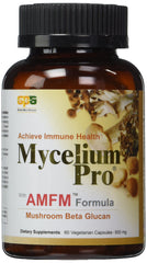 SUPER BETA GLUCAN Mycelium Pro bottle front with 60 capsules for everyday wellness