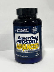 Closeup of Super Beta Prostate foil pack highlights secure packaging.