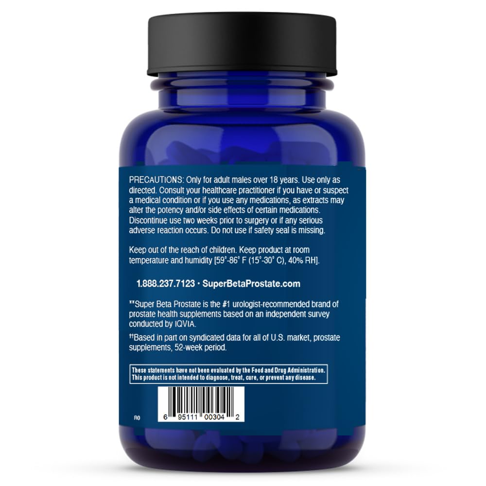 SUPER BETA PROSTATE Max box packaging indicating trusted prostate support.