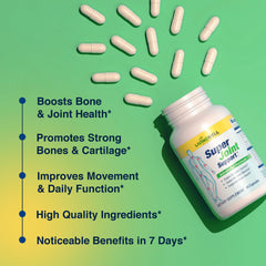 SUPER JOINT SUPPORT ingredient panel showing key minerals and vitamins