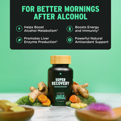 SuperBonsai Super Recovery capsules pouring scene for morning refresh