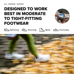 Trim-to-fit guide helps install Superfeet Blue for a precise shoe fit.