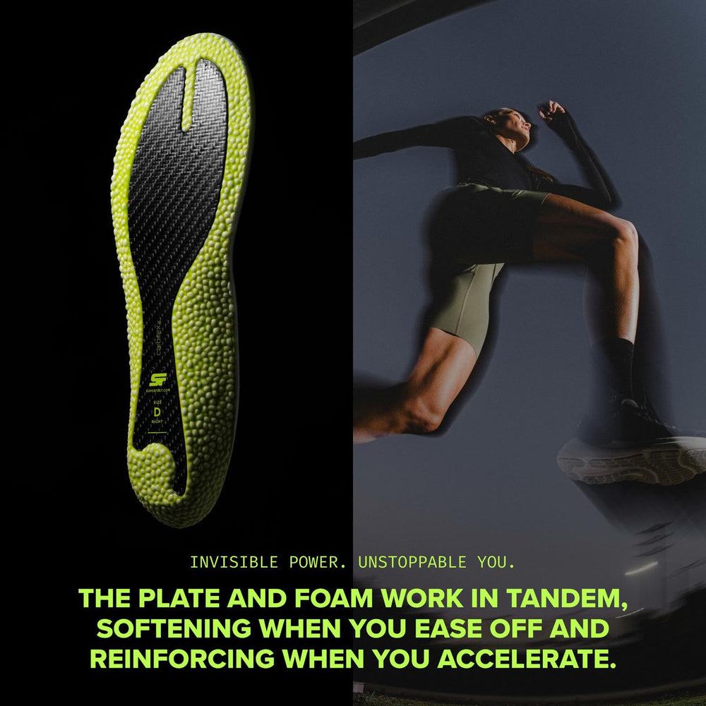 Ideal for tempo runs and race-day performance in compatible shoes