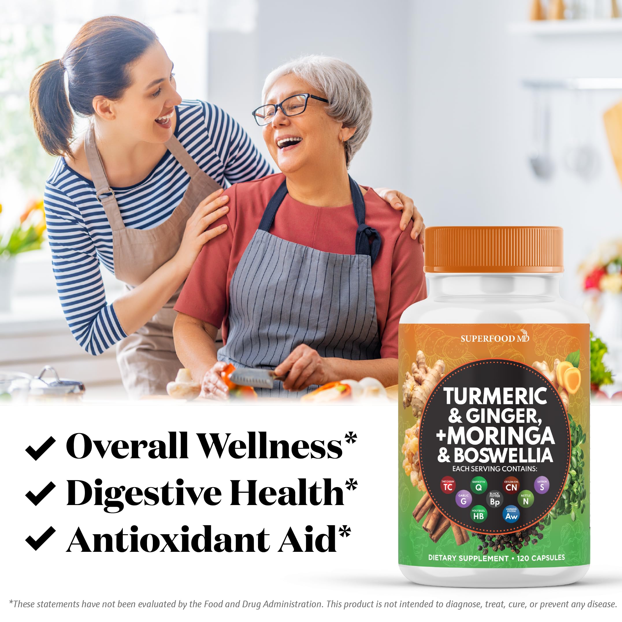 Superfood MD Boswellia extract tablet close-up on formula