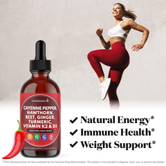 Superfood MD D3 K2 vitamin liquid drops bottle for easy daily nutrient support