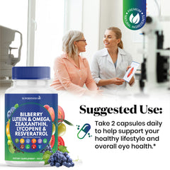 Grape seed extract in Superfood MD eye health antioxidant defense