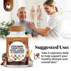 Superfood MD Front label close-up of capsules