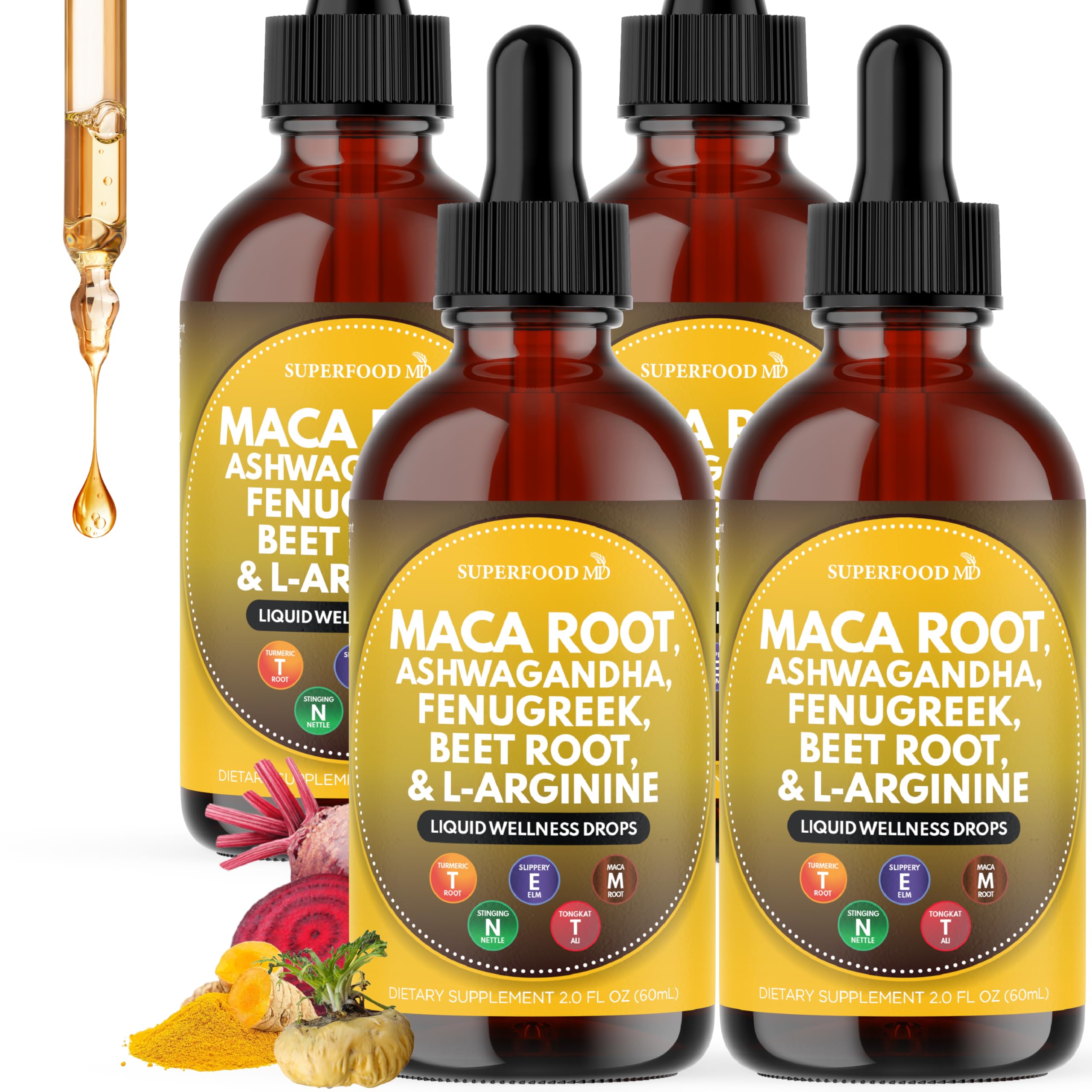 Superfood MD Maca Root Drops bottle ready for daily nutrient boost