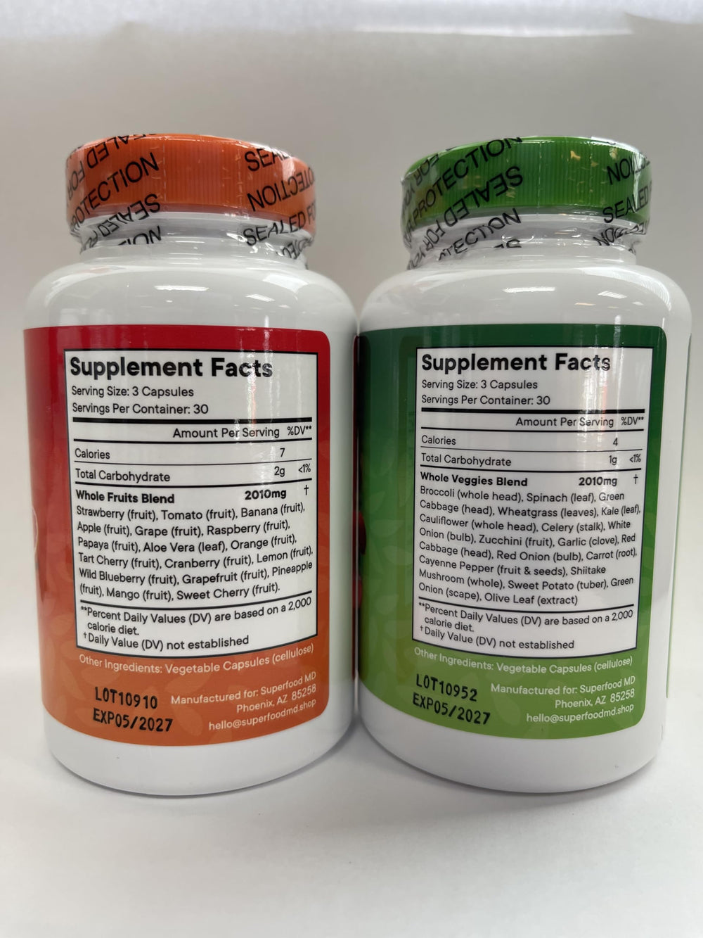 Powder-like texture and clear capsules suggest high-quality sourcing