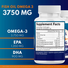 Superfood MD Omega3 softgels close up burpless formula for daily use