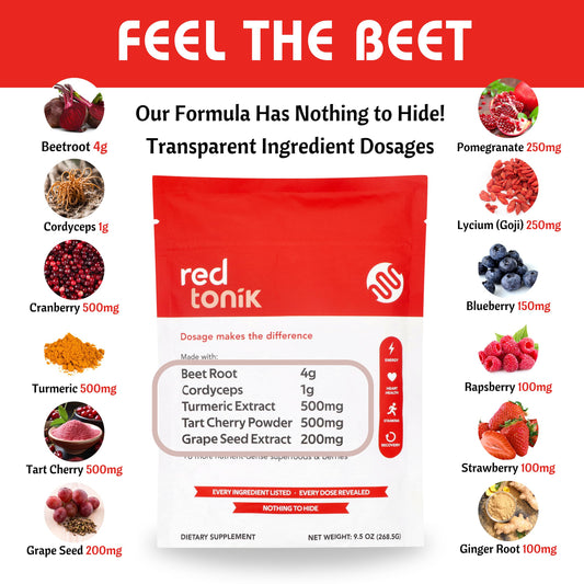 SUPERGREEN TONIK Berry flavor powder tub showing inviting color and label.