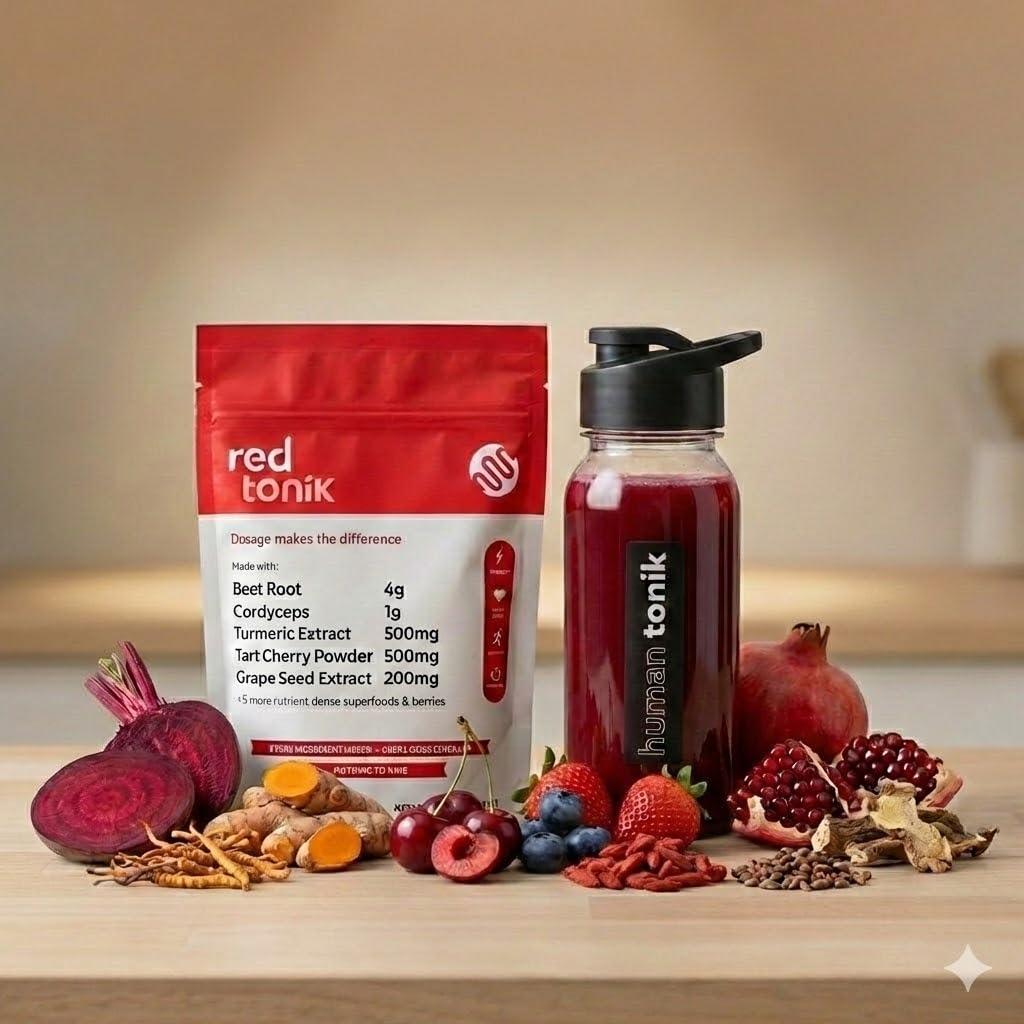 SUPERGREEN TONIK USA-made label with third-party testing badge on packaging.