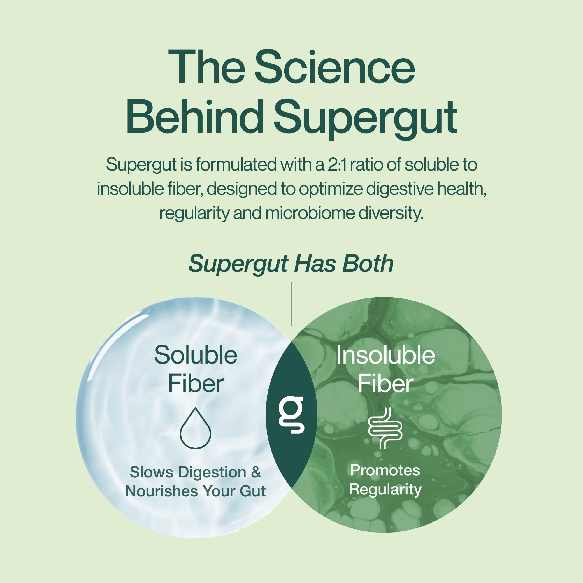 Powder dissolving in water to create a smooth, fiber-rich drink