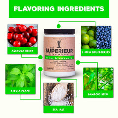 Superieur Electrolytes acerola vitamin C highlighting natural antioxidant support for workouts and recovery