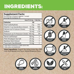 Superieur Electrolytes bamboo silica visual emphasizing mineral-rich plant-based formula