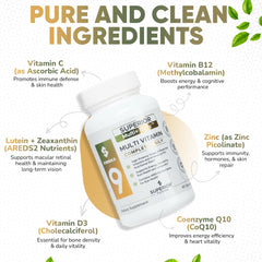 Superior Formulas LLC lutein-zeaxanthin-zinc vision image emphasizes eye-friendly nutrients for daily comfort.