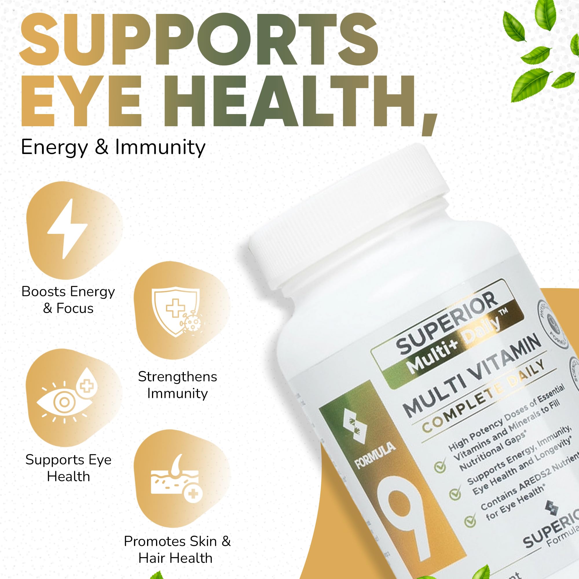 Superior Formulas LLC methylated B vitamins image signals easier absorption and steady energy.