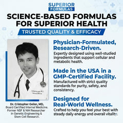 Closeup of NRF2 Activator capsules emphasizing easy, once-daily dosing.