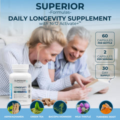 Packaging with GMP-certified note for trusted cellular health support.