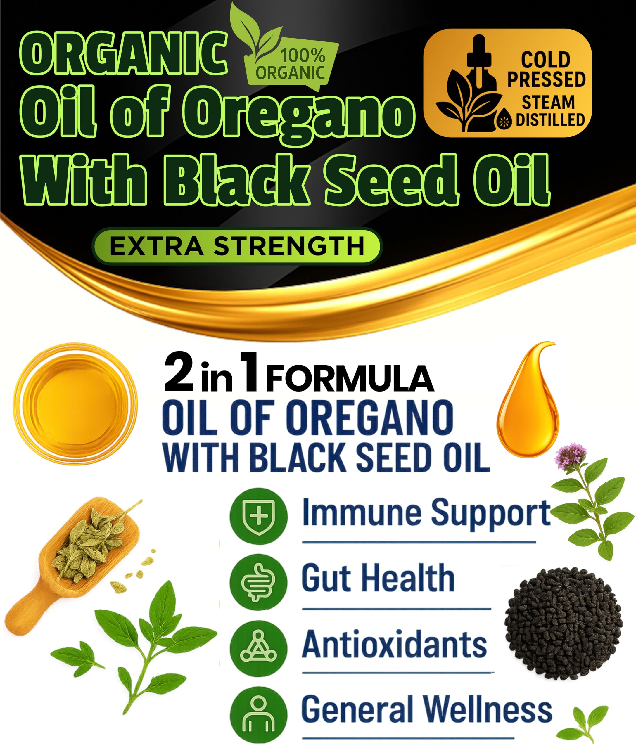 X935 organic black seed oil conveying authentic aroma