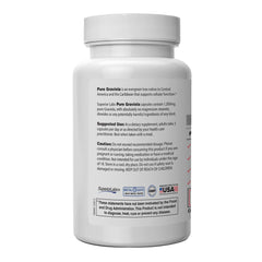 Graviola capsules close-up highlighting high-potency extract.