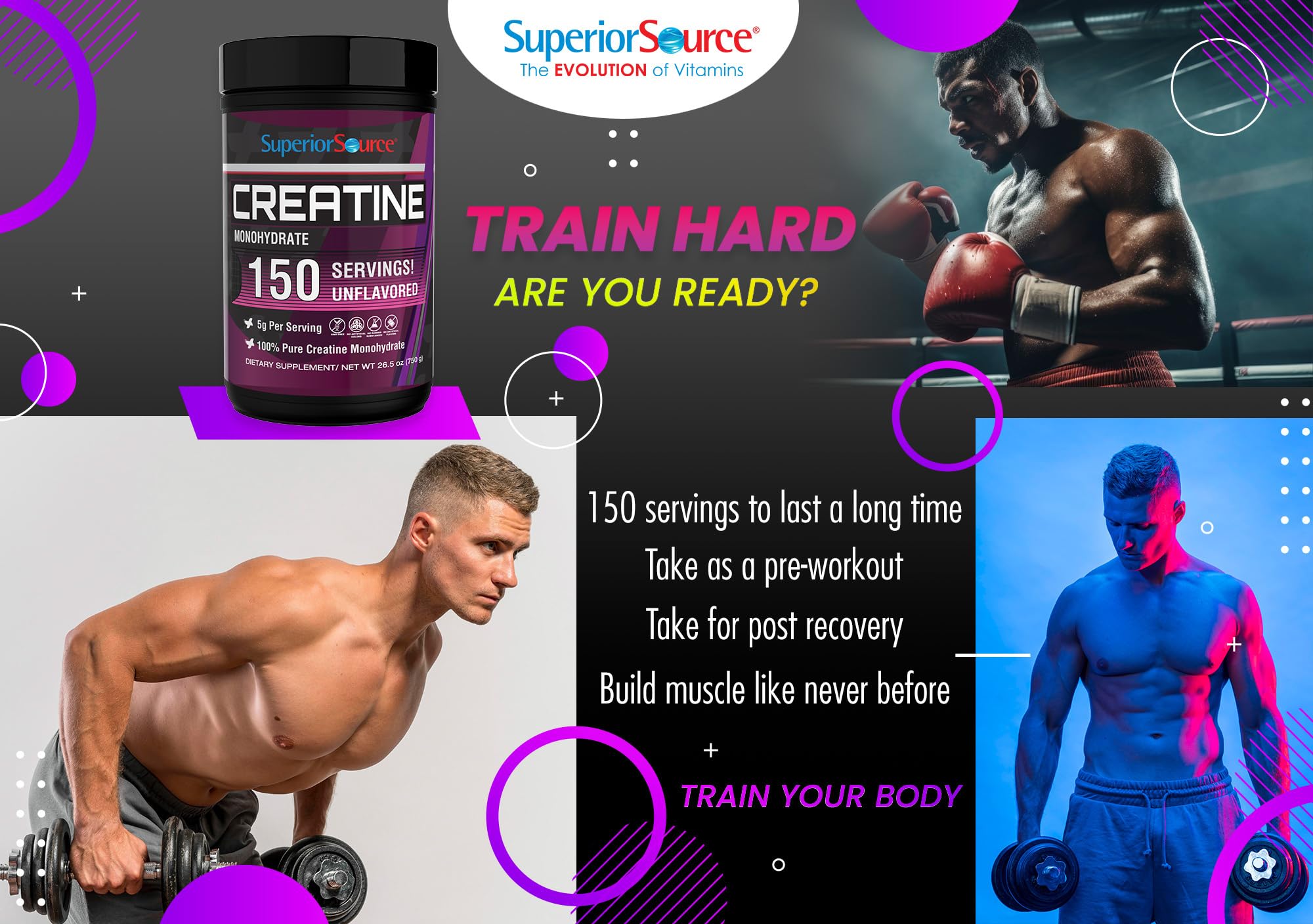 Creatine Monohydrate being mixed into a shake for post-workout use