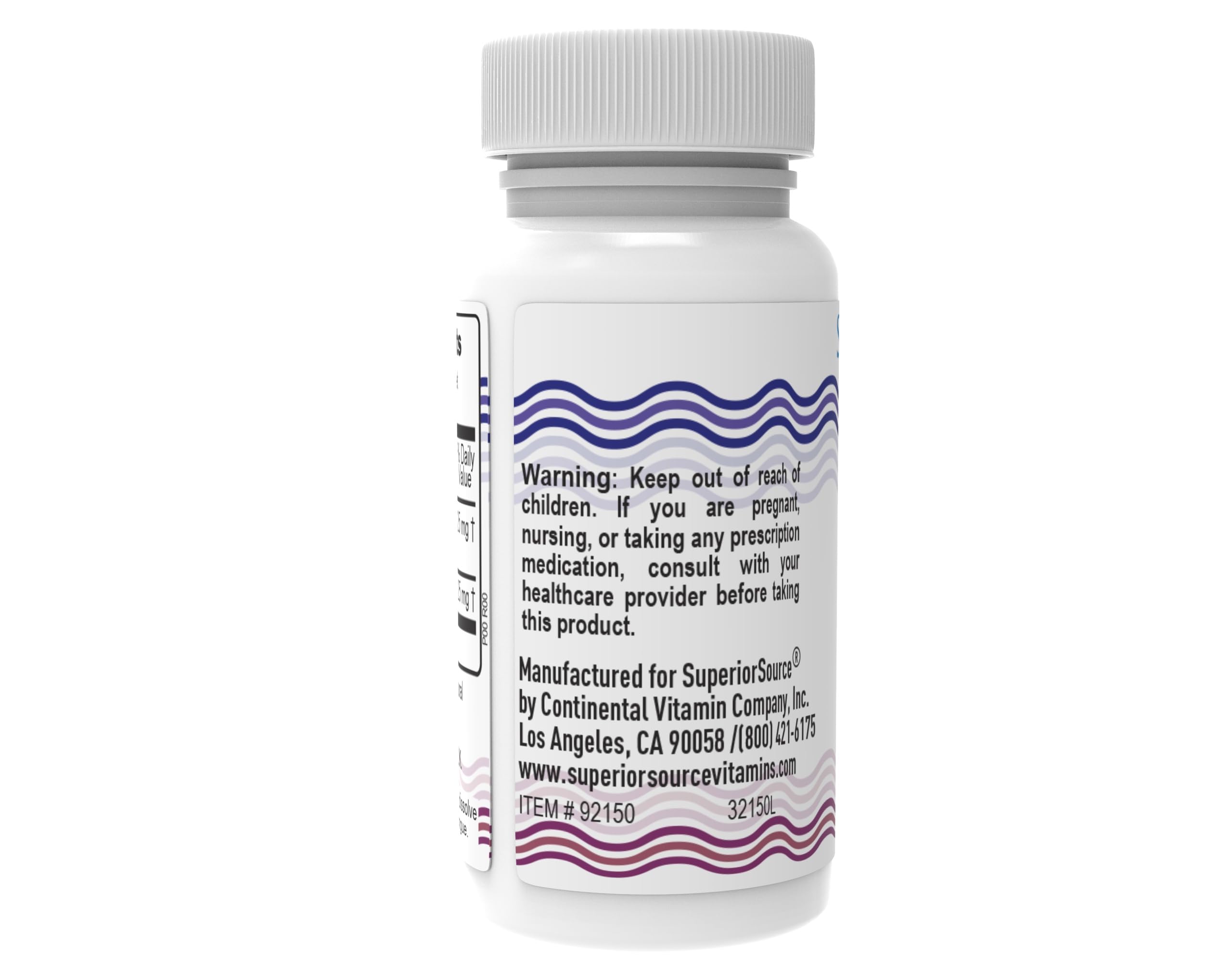 Elegant bottle of Superior Source NMN with clear dosage labeling.