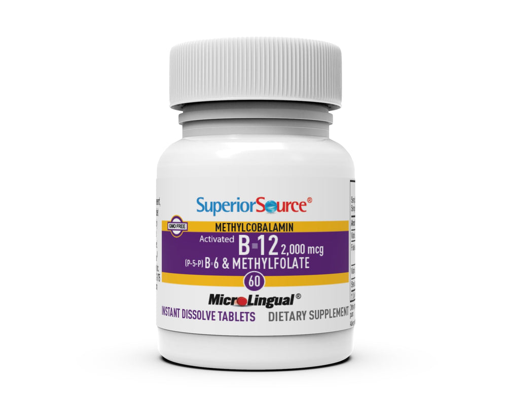 Superior Source Sublingual dissolving tablets pack for rapid absorption