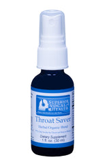 Superior Vocal Health Throat Saver spray bottle for quick throat relief before performances.