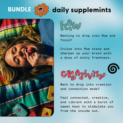 SuperMush Creativity Mint provides a sweet heat and imaginative spark for brainstorming