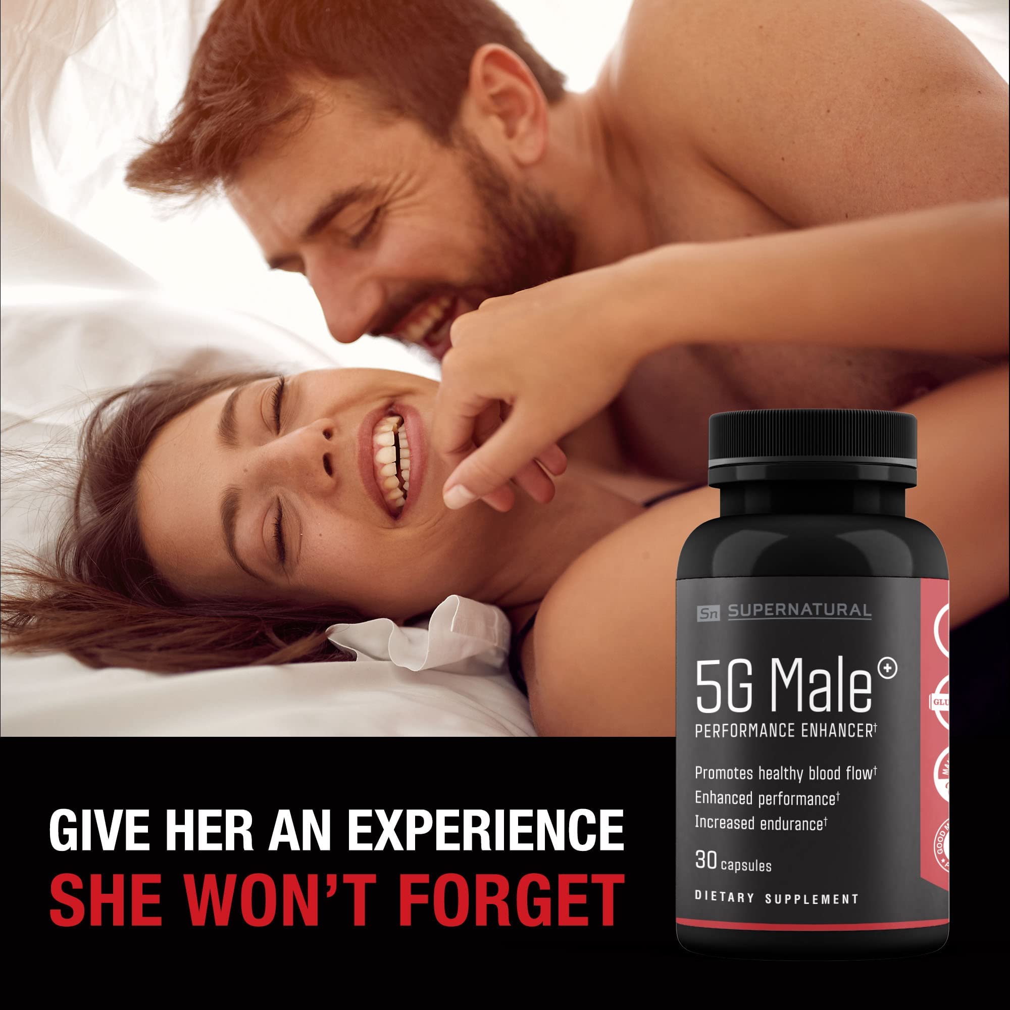 Supernatural Man 5GMale daily-use scene with bottle encourages routine