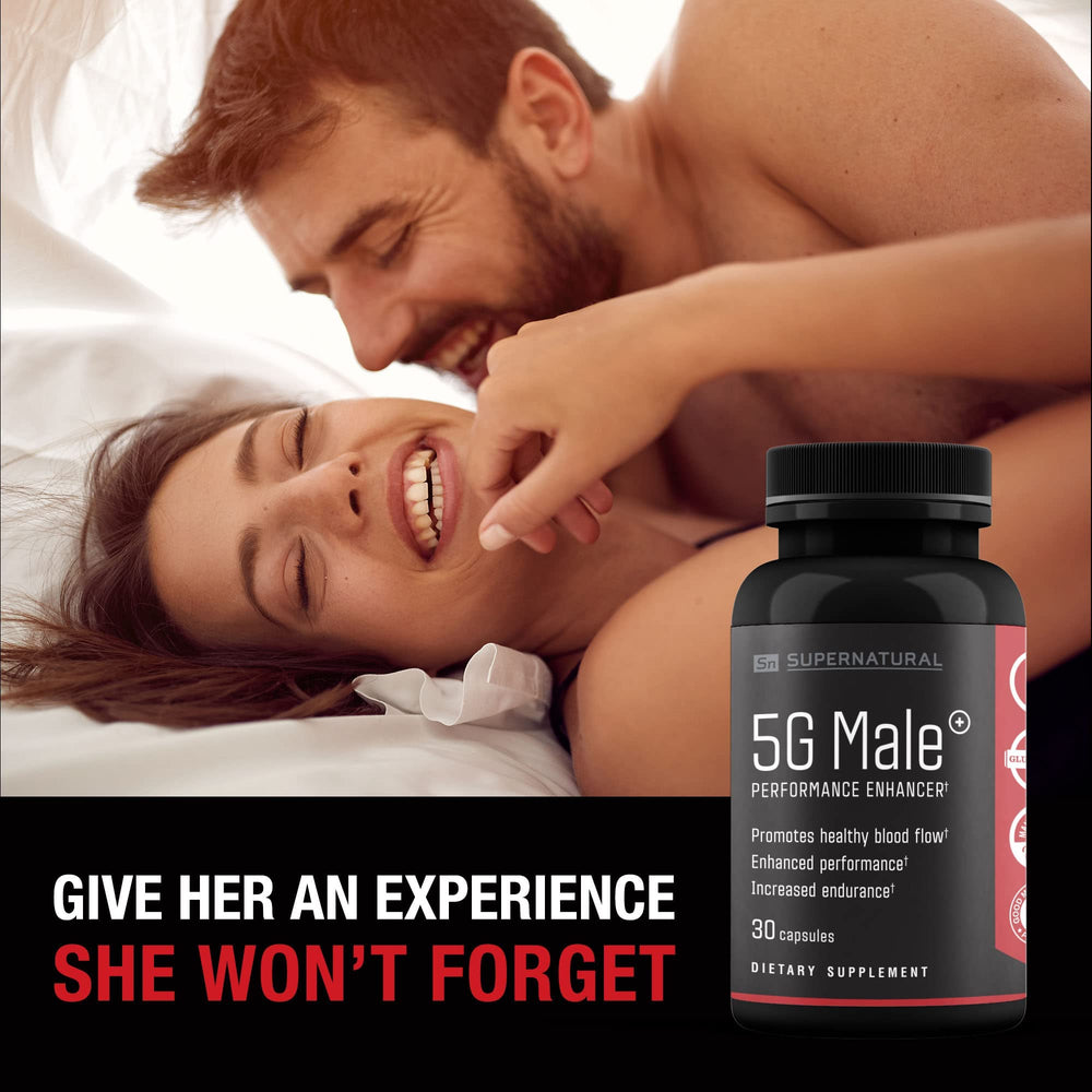 Supernatural Man 5GMale daily-use scene with bottle encourages routine