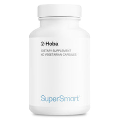 Supersmart 2-HOBA bottle with capsules for daily wellness support.