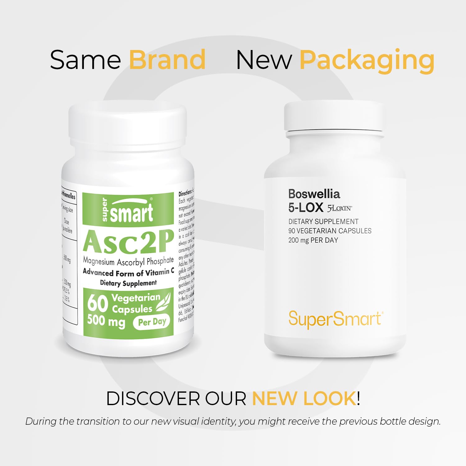 Supersmart 5-Loxin capsules close-up showing standardized extract for reliable daily support.