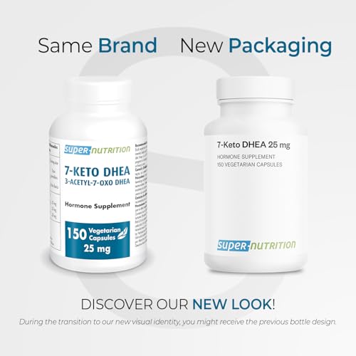 Supersmart 7-Keto DHEA capsules close-up showing vegetarian capsules for daily use
