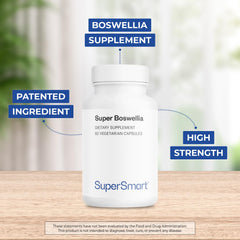 Supersmart label highlights the patented AKBA content.