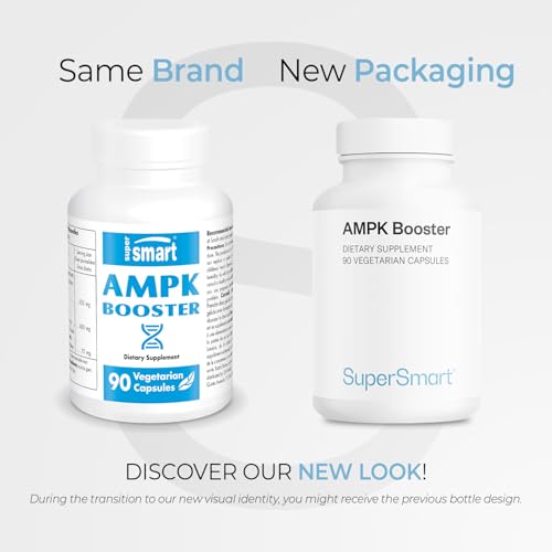 Supersmart AMPK Booster capsules ready for daily metabolic support.