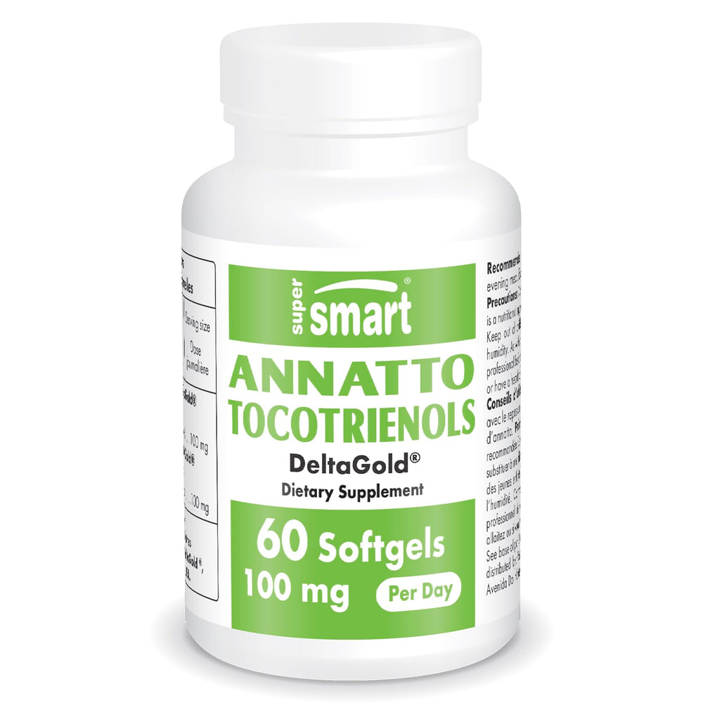 Supersmart Annatto Tocotrienols bottle front view showing product name