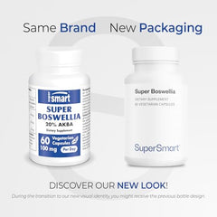 Supersmart Boswellia capsules ready for daily intake.