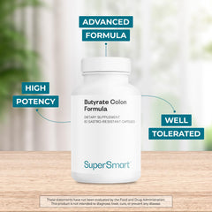 Supersmart capsules close-up showing gastro-resistant design for easy daily use