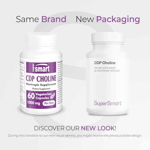 Supersmart Cognizin citicoline capsules promote high bioavailability.