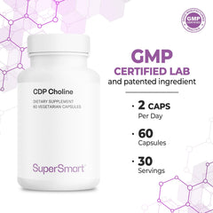Supersmart bottle notes a daily four-capsule serving.