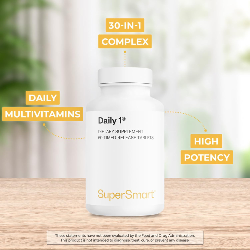 Supersmart Daily 1 ingredients list highlights vitamins, minerals, and bioactive compounds
